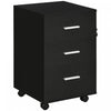 Vinsetto 3 Drawer File Cabinet With Lock And Keys For Home Office