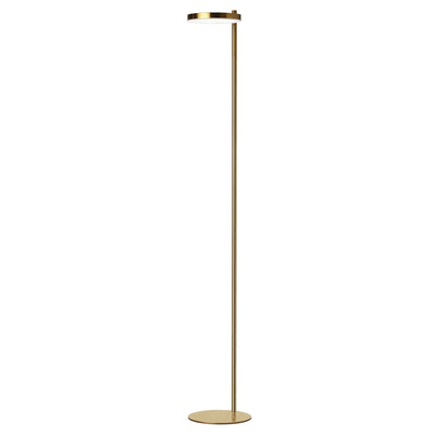Dainolite Fia 1 Light LED Floor Lamp Aged Brass|Lampe à pied Fia de Dainolite avec fini laiton vieilli et 1 ampoule à DEL