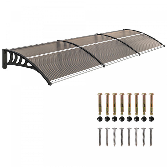 Outsunny Window Awning Door Canopy, Front Door Outdoor Patio Cover