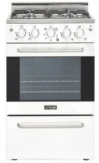 Prestige by Unique 20-Inch Convection Gas Range - UGP-20V PC1 W 