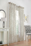 Lisette Taupe Grommet Curtain Panel - 52