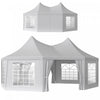 Outsunny 16' x 22' High Peak Octagonal Event Party Tent for Parties