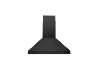 Hauslane 30" Convertible Wall-Mount Range Hood Matte Black - WM-530BLK-30B|Hotte de cuisinière murale convertible Hauslane de 30 po en noir mat - WM-530BLK-30B
