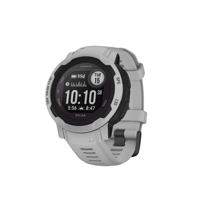 Garmin Instinct® 2 Solar Gps Smartwatch - Durable Rugged Design With Solar Charging - Mist Gray
