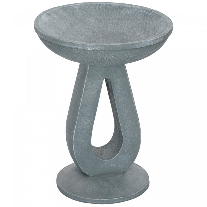 Outsunny Resin Bird Bath For Outdoors, 20.1\" Tall Birdbath With Stone Look