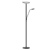 Dainolite Mother And Son LED Floor Lamp Sandy Black Finish