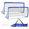 Soozier 6' X 3' Portable Soccer Goal Set Soccer Nets With Carry Bag