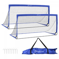 Soozier 6' X 3' Portable Soccer Goal Set Soccer Nets With Carry Bag