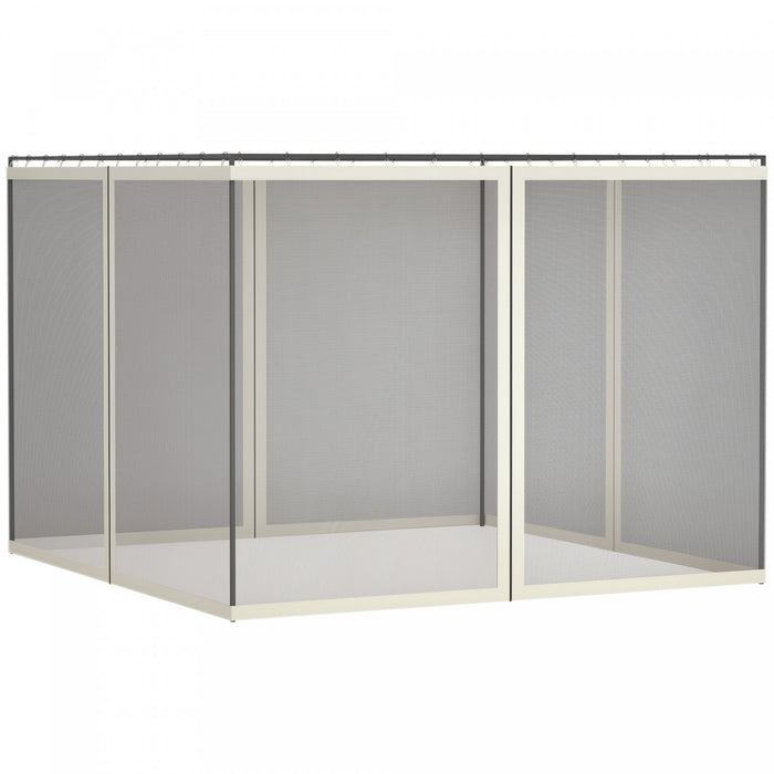 Outsunny 10' x 13' Gazebo Replacement Mosquito Netting Screen Walls
