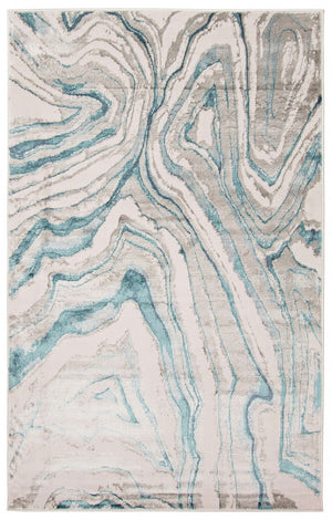 Zhara Teal Area Rug - 5'0