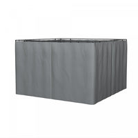 Outsunny Replacement Gazebo Curtains With Zipper, 4-panel Gazebo Privacy Side Panels Only, For 10' X