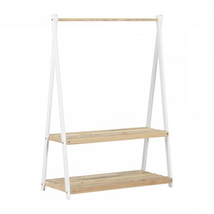 Sweedi Kids Wooden Clothes Rack - White