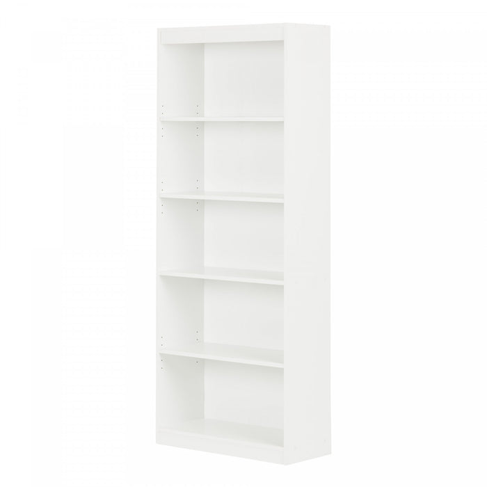 Axess 5-shelf Bookcase - Pure White 