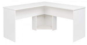L-Shaped Desk - White