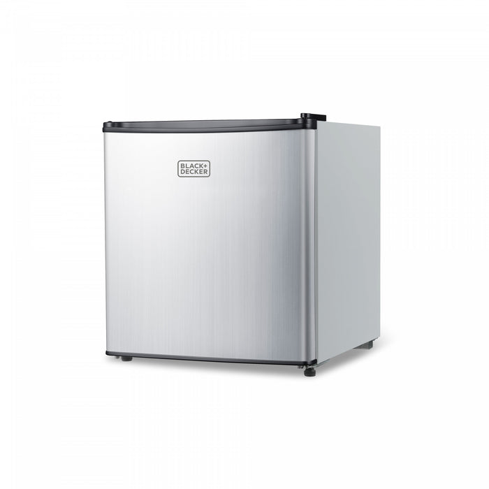 BCRK Series BLACK+DECKER 1.7 Cu. Ft. Compact Refrigerator, BCRK17V, Stainless Look