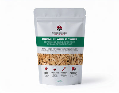 SM Apple Wood Chips Reseal Bag | Sachet refermable de copeaux de bois de pommier SM