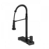 4 Function Chef Pivoting Waterfall Pull-Down Kitchen Faucet, Magnetic Docking. Black-FCWCMBKD1 Laundry Combo