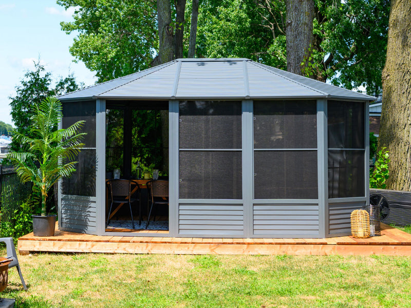 Gazebo Penguin Florence - Solarium 12x15 Metal Roof
