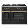 Forno Galiano 48-inch Gas Range Black, 6.58 cu.ft. Double Ovens - FFSGS6244-48WHT