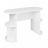 Kurv Compact Student Desk with Storage - White