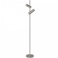 Dainolite Constance Floor Lamp 12w Satin Chrome Frosted Acrylic Diffuser