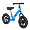 Qaba 12\" Kids Balance Bike No Pedal Bicycle Adjustable Seat And Handlebar Training Toddler Bike 3 - 5 Years Blue