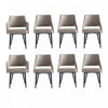Tremont Modern 8-Piece Dining Chair Set in Taupe