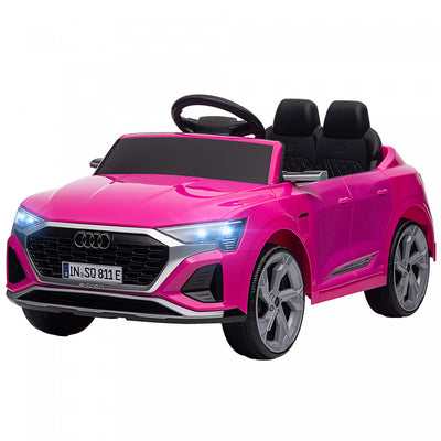 Qaba Audi Q8 Etron Sportback Licensed Powered Ride-On Car, 12v Battery Powered Kids Electric Car Wit|Qaba Audi Q8 Etron Sportback Voiture Electrique Pour Enfants Alimentee Par Batterie 12 V Avec Teleco