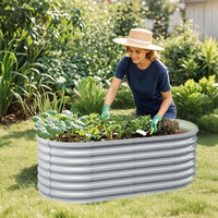 Costway Raised Garden Bed Kit Planter Raised Garden Boxes Outdoor 65