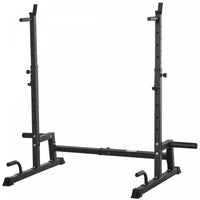 Soozier Multi-function Barbell Squat Rack Stand, Heavy-duty Strength Training Dumbbell Rack, Height