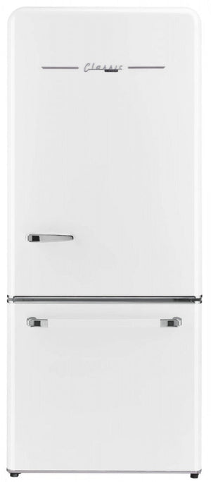 Classic Retro by Unique 18 cu.ft. Frost-Free Bottom Freezer Refrigerator - UGP-510L W AC