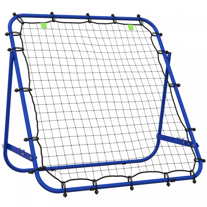 Soozier Volleyball Rebounder Net, Adjustable Soccer Rebounder, Blue