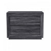 Soren Contemporary 32\" Nightstand in Charcoal Gray (2-Drawer)