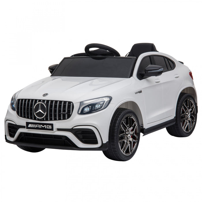 Aosom Officially Licensed Kids Ride-on Car 12v Electric Powered Ride-On Car Perfect Toy Gift With Remote Control Suspension Wheel, White