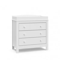 Graco Noah 3 Drawer Chest with Changing Topper - White Dresser