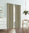Thermaplus Ethan Linen Blackout Grommet Curtain Panel - 52 x 84