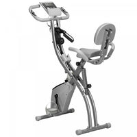 Soozier 3 In 1 Folding Exercise Bike W/ 8-level Magnetic Resistance, Grey