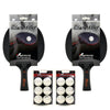 Swiftflyte™ Black Mist Table Tennis Racket Set