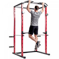 Soozier Power Cage, 1000 lbs Capacity with Adjustable Height for Home Gym