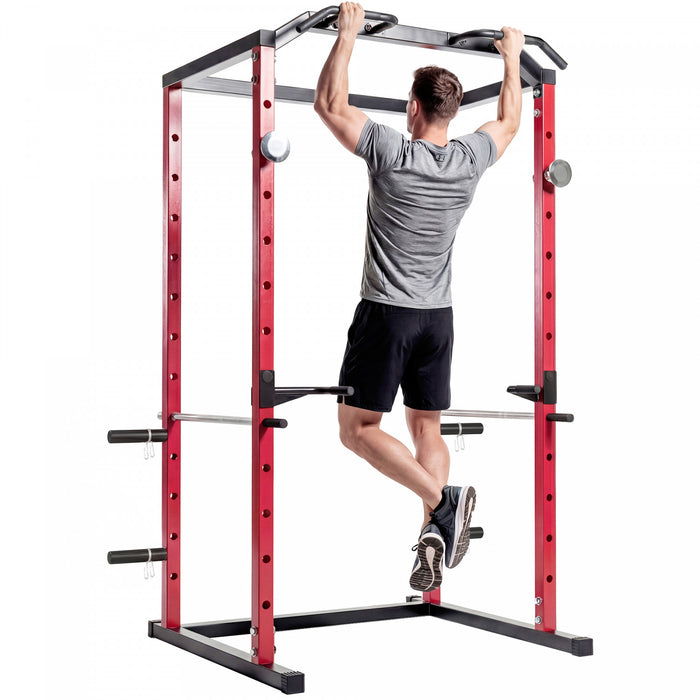 Soozier Power Cage, 1000 lbs Capacity with Adjustable Height for Home Gym