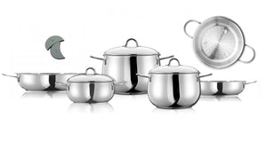 Arimi Bella 9-piece Italian Stainless Steel Cookware Set