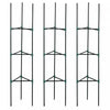 Outsunny 3 Pack Tomato Cage Set, Diy Tomato Plant Support, Dark Green