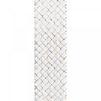 Lola Lattice Shag Area Rug - 2'7