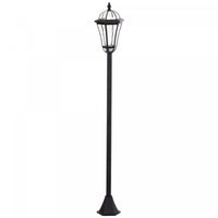 Outsunny 2 Piece LED Garden Lights Lamp Post Solar Powered Auto Switch Outdoor Lantern Patio Pathway