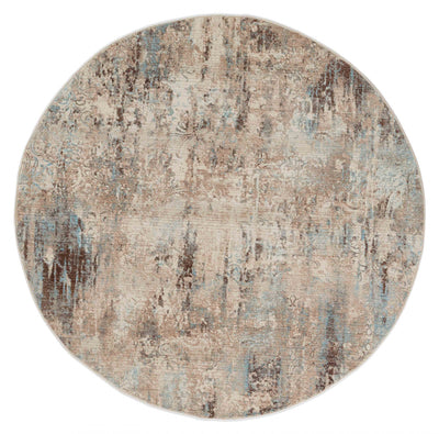 Malia Traditional 5'0" x 5'0" Area Rug in Blue Indoor Area Rug | Tapis Traditionnel Malia 5'0" x 5'0" en Bleu
