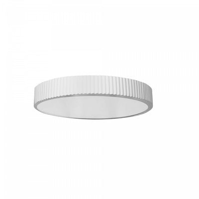 Dainolite Nabisco LED Flush Mount 30w Matte White Frosted Acrylic Diffuser Lamp|Plafonnier affleuré Nabisco de Dainolite en acrylique givré qui diffuse la lumière, avec fini blanc mat et ampoule à DEL de 30 W