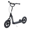 Homcom Kids Scooter Street Bike Bicycle For Teens Ride On Toy W/ 12'' Tire For 5-12 Year Old Black