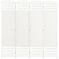 Homcom 4 Panel Folding Room Divider 5.6 Ft Privacy Screen Panel