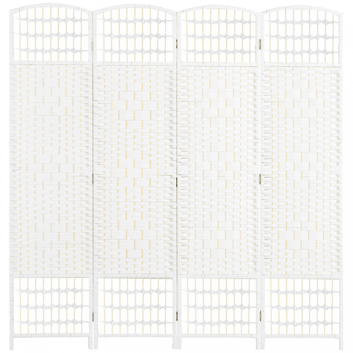 Homcom 4 Panel Folding Room Divider 5.6 Ft Privacy Screen Panel