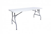 TygerClaw Heavy Duty 6ft Bi-Fold Utility Table Patio Occasional Table